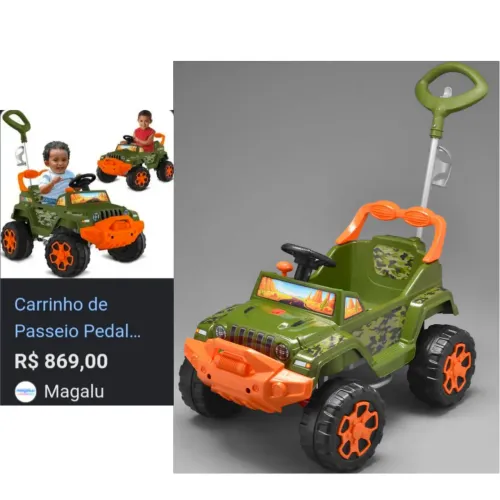 Carrinho Banjipe NOVO NA CAIXA