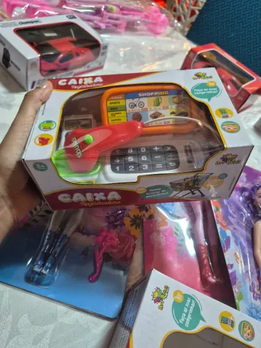 Brinquedo caixa registradora
