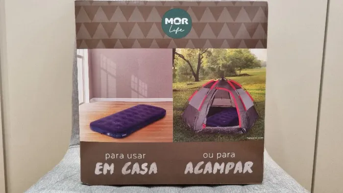 Colchão inflável SOLTEIRO com fole Mor