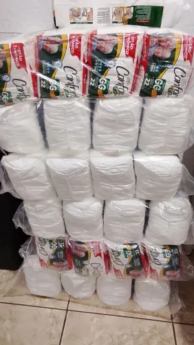 Fraldas descartáveis pra idoso tamanho GG