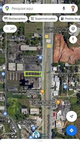 Terreno para locação na Washington Luiz