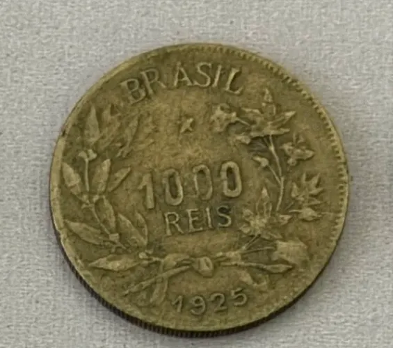 Moeda 1000 Reis - 1925