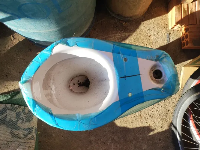 Vaso sanitário e caixa de descarga