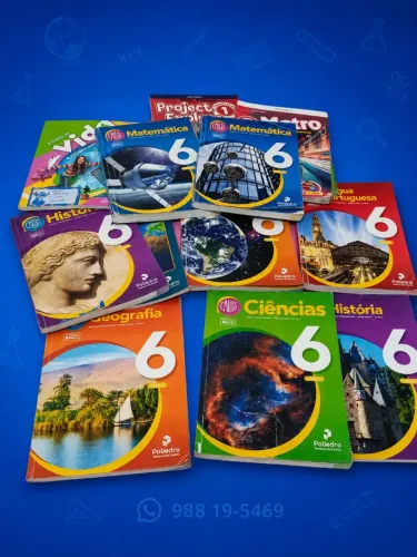 Livros Poliedro 6° Ano
