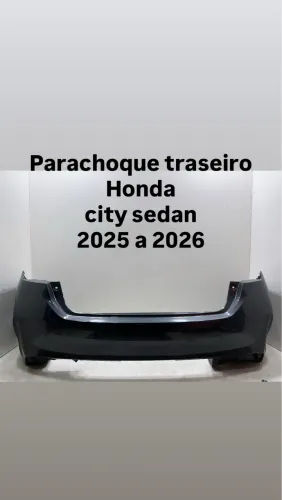 Parachoque traseiro Honda city 2025/2026 original 