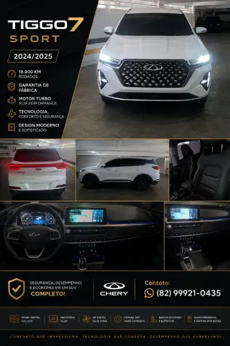 Chery Tiggo 7 Sport 1.5 Turbo Flex 16V Aut. 2025