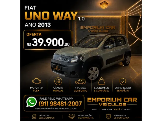 Fiat Uno WAY 1.0 EVO Fire Flex 8V 5P 2013