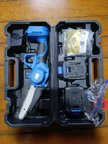 Mini Motosserra Elétrica Sem Fio Portátil de 36V (Modelo MQL-MS6500 da marca Exbom)<br>