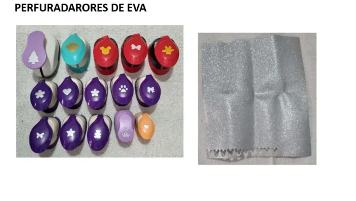 Perfuradores EVA e papel