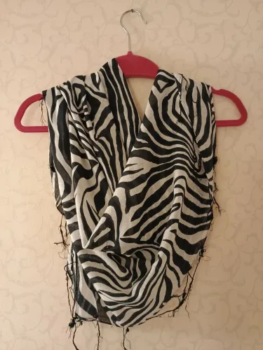 Lenço Estampa Zebra 100% Algodão