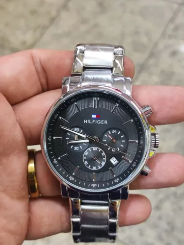 Relógio Tommy Hilfiger Prata e Preto