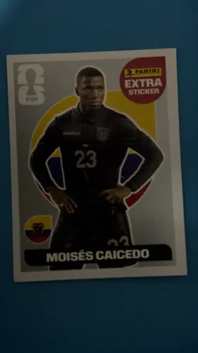 figurinha copa do mundo 2026 legend prata moises caicedo