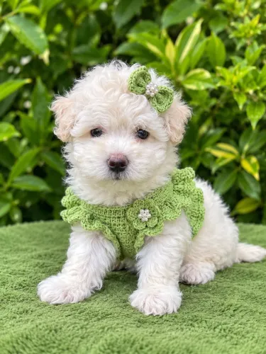 Poodle Toy macho e fêmea pedigree