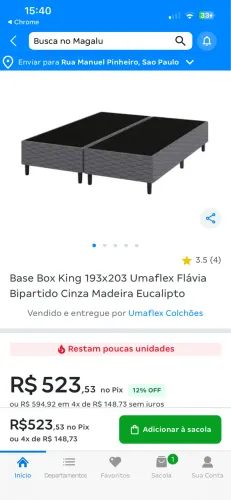 Box Cama King