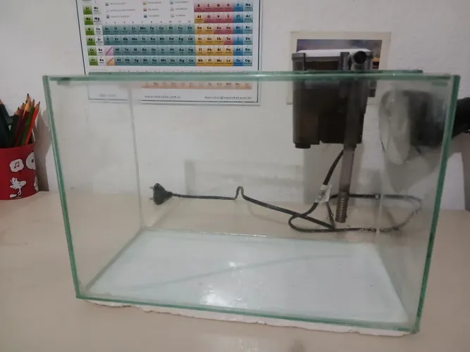 Aquário 13L com filtro