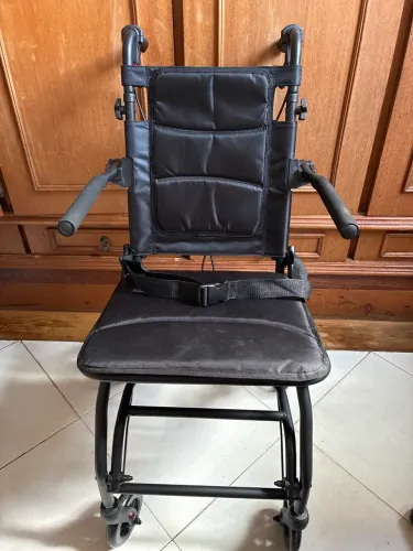 Cadeira De Rodas Transporte Transferência Compacta Dobrável