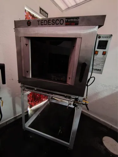 FORNO TURBO A GÁS TEDESCO FTT-150 - 5 ESTEIRAS