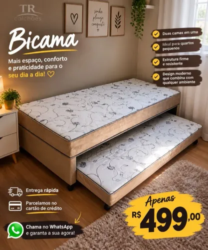 Bicama por 499 pronta entrega