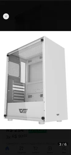 Ganinete gamer branco