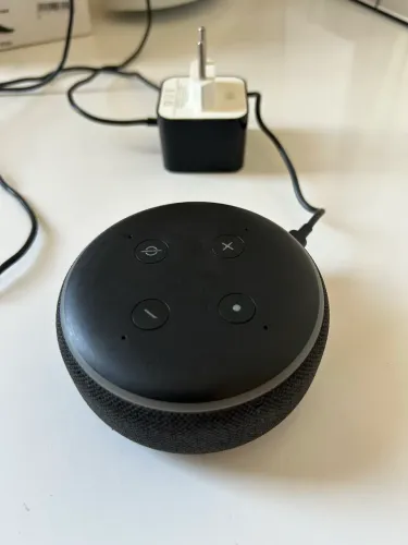 Echo Dot 3ª Geração Alexa + Fonte Original 15W