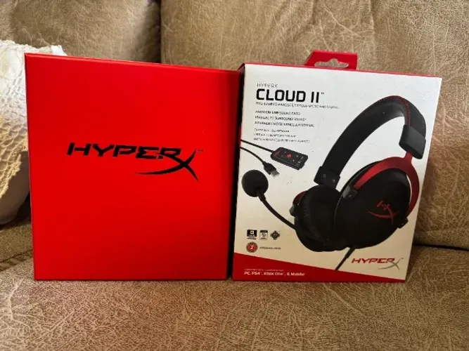 Headset Gamer HyperX Cloud II Vermelho