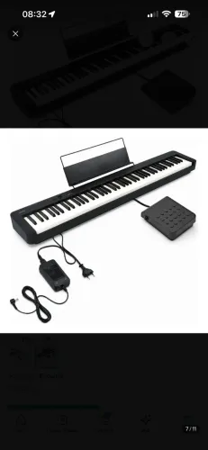 Piano digital Casio CDP s-100 + suporte NOVO NUNCA USADO - NA CAIXA ORIGINAL