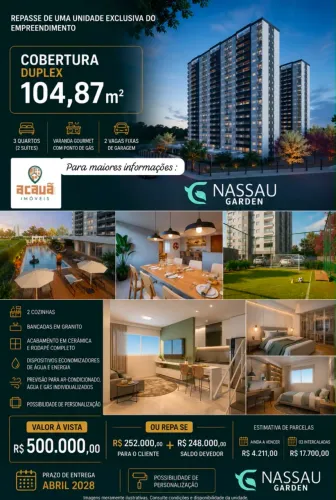 Apartamento 3 Quartos Nassau Garden