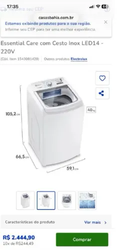 MAQUINA DE LAVAR 14KG