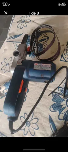 Lixadeira de cinta e orbital e plaina 