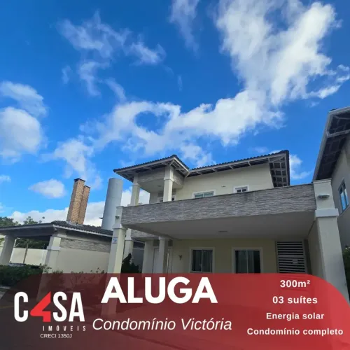 Sobrado para aluguel possui 300 metros quadrados com 3 quartos em Coité - Eusébio - CE