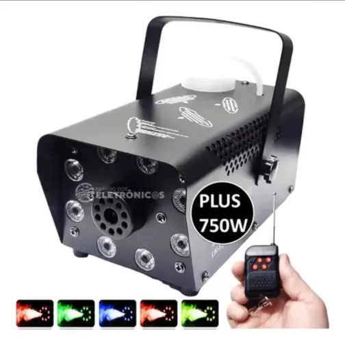 Máquina de fumaça nova 750w RGB