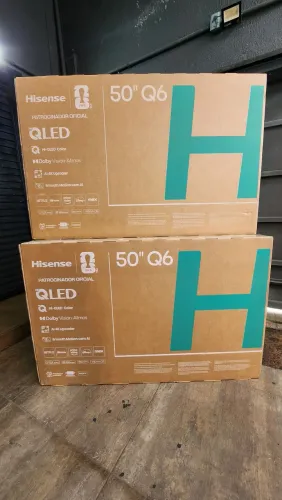 Tv 50 HISENSE QLED modelo Q6VV 2026 1 ano de garantia