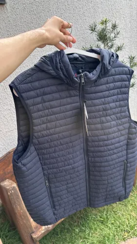 Colete Puffer Masculino com Capuz Removível ELT - Novo | Tam. 3XL