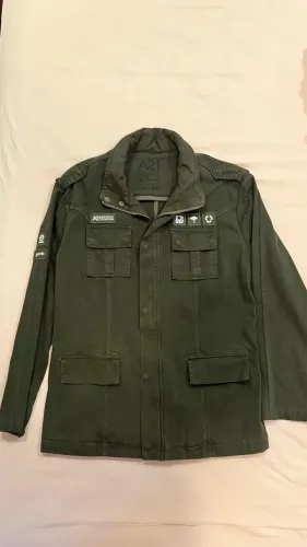 Jaqueta Parka Osklen Original TAM M, de Sarja Verde Militar, Nova.