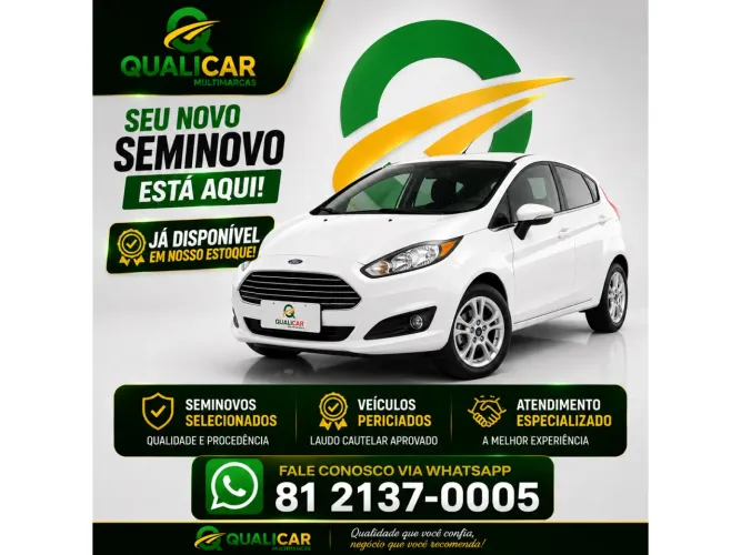 Ford Fiesta 1.6 SE Hatch 16V Flex 4P Powershift 2015