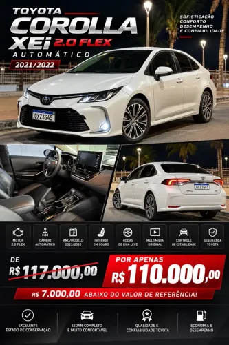Toyota Corolla XEI 2.0 Flex 16V Aut. 2021