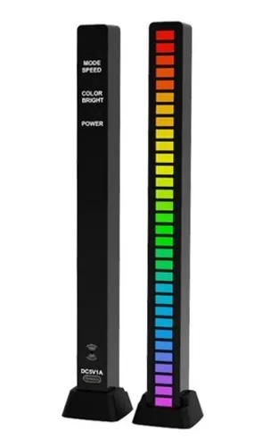 Barra Rítmica Captação Ativadas Por Som Com Led's Rgb Knup