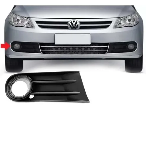 Grade Moldura Farol Milha Com Furo Gol G5 Direito