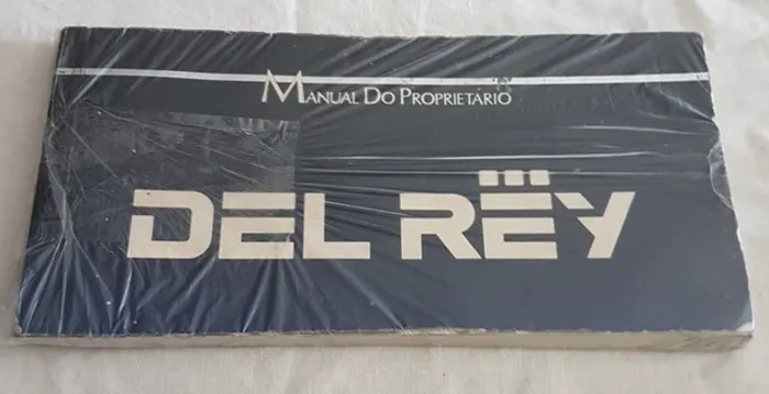 Manual Proprietário Ford Del Rey/ Belina 87 1987 Tds Versões