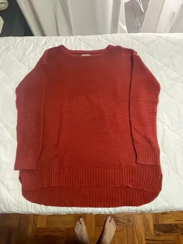 Sueter vermelho trico