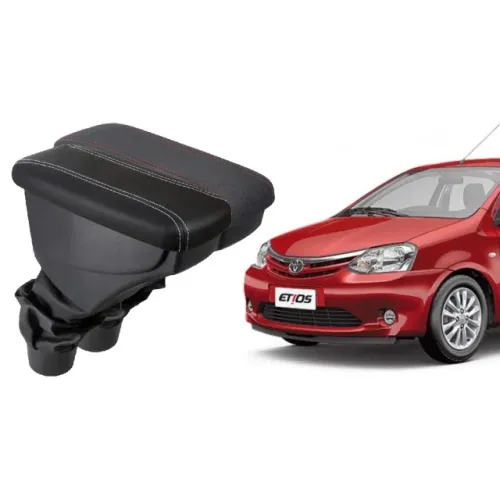 Apoio de Braço Toyota Etios - Preto C/ Linha Preta - N500700