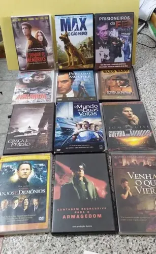 12 DVDs de Filmes Usados - Diversos