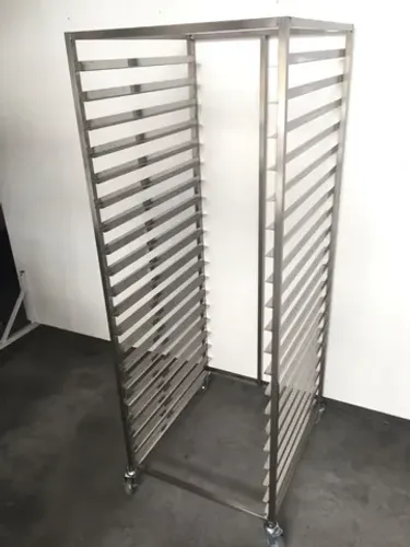 Carro esqueleto para bandejas - panificadora em Aço Inox novo