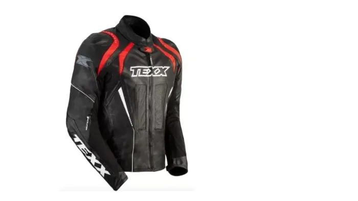 Jaqueta Couro Esportiva Texx Sniper V2 Motociclista Cupim