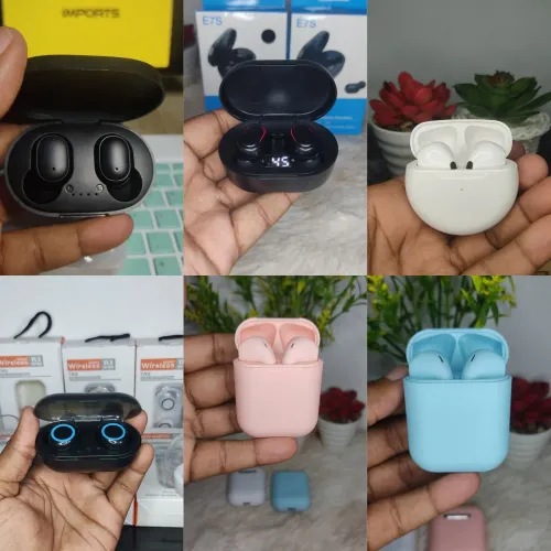 Fones de Ouvido Bluetooth TWS com Estojo de Carregamento