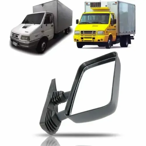 retrovisor haste curta lado esquerdo daily truck 1997 a 2007