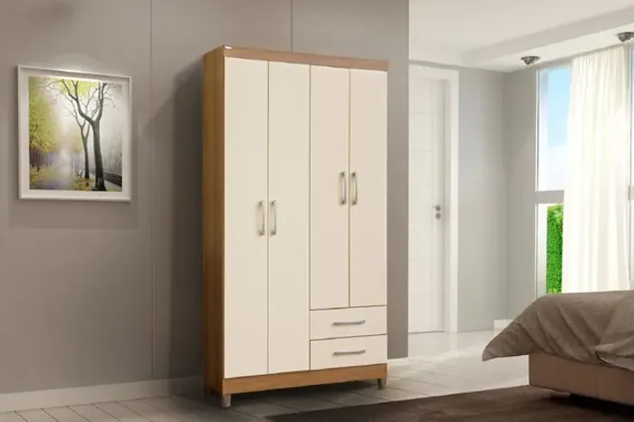 Guarda-Roupa 4 Portas Madri 0,99 m !! Tt5900!!