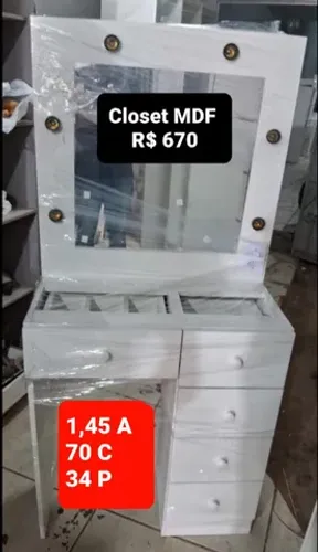 Camarim 5 gavetas em MDF R$:670 - Entregamos 