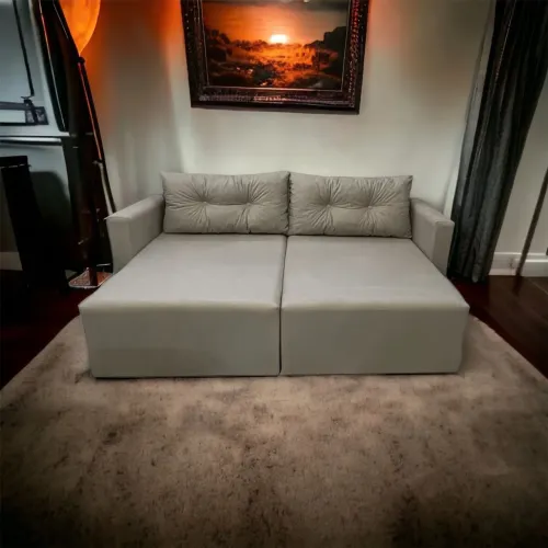 SOFÁ CAMA Cama bem grande 1.95/1.20 em várias CORES NOVOS
