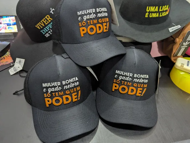 Bonés de Camioneiro - Mulher Bonita e Gado Nelore